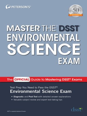 cover image of Master the DSST Environmental Science Exam